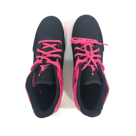 Nike Air Jordan Flight Origin 3 GG Black Pink Shoe - Picture 4 of 7